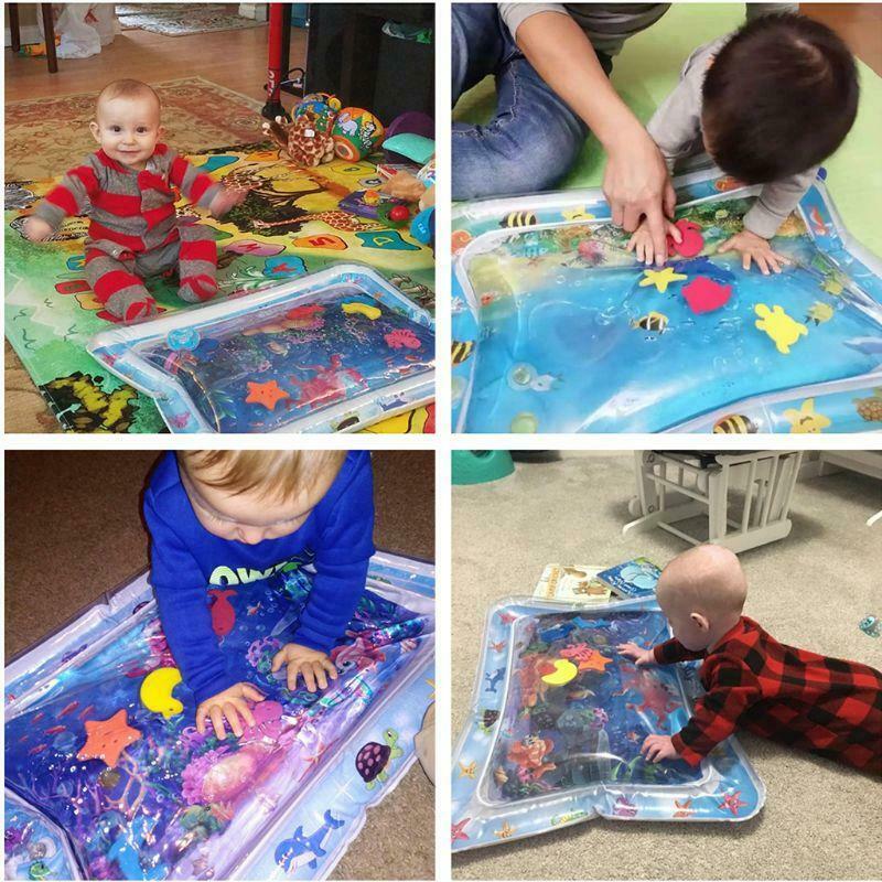 New Baby Toys Inflatable Tummy Time Water Play Mat Activity Center For Infants