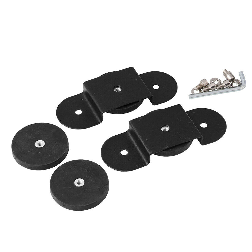 2 Set 157mm Magnetic Base Car Roof LED Light Bar with Rubber Pad Rustproof