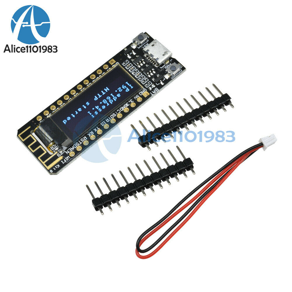 0.91" inch ESP8266 WIFI Module Blue OLED Display CP2104 Nodemcu for Arduino