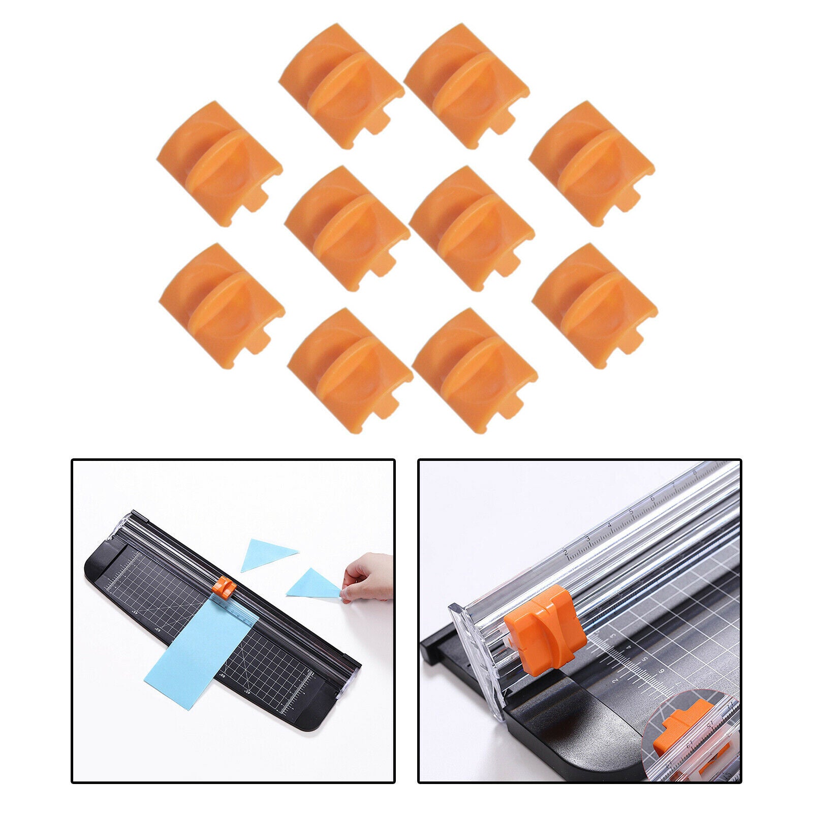 10x Paper Cutter Replacement Blades Trimmer Cutting for A5 Paper Home Office