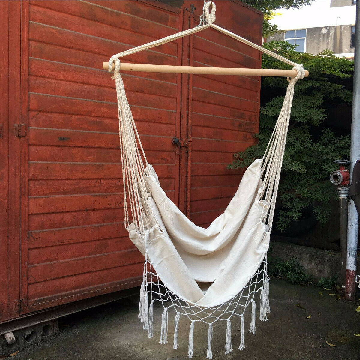 Swing Hanging Chair Portable Hammock  Padded Camping Hanging Seat Indoor  â™ª