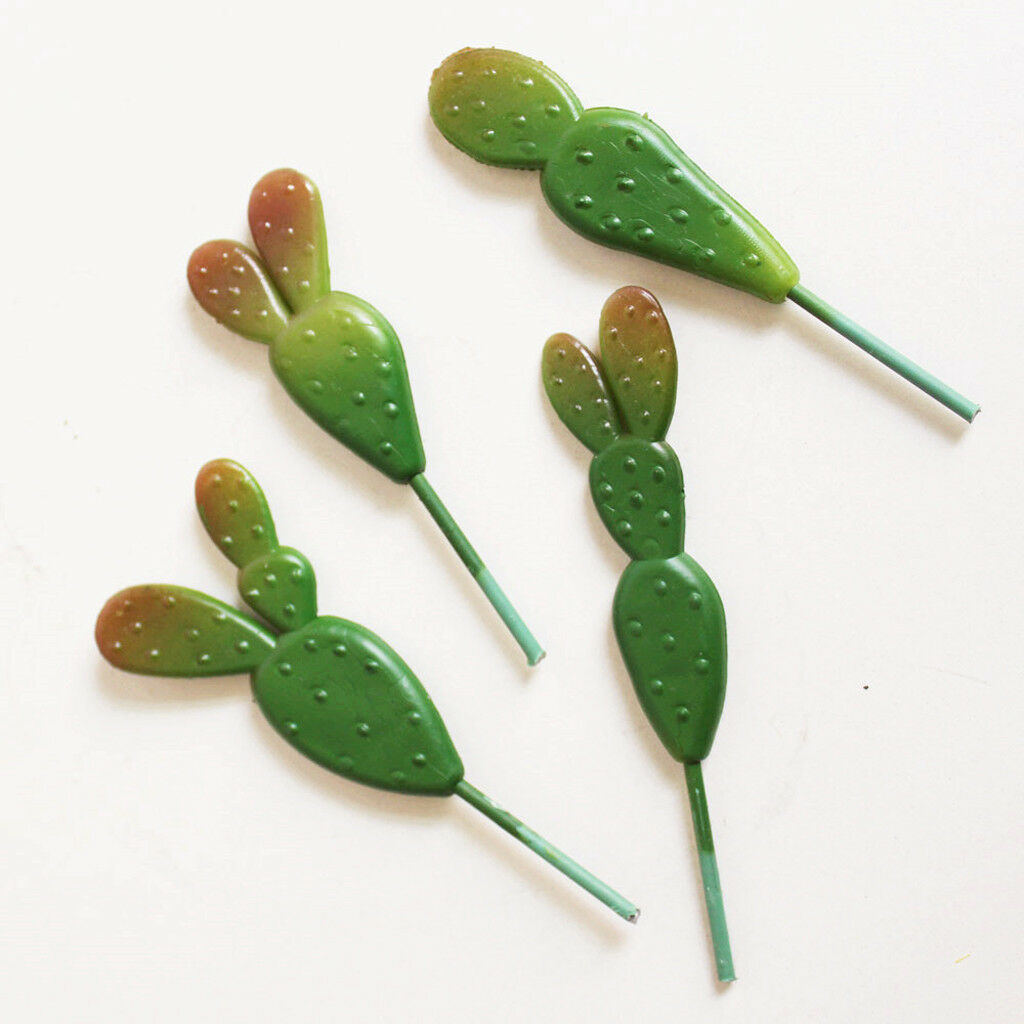 Faux Cactus Plants Artificial Plastic Succulent Flower Home Decor DIY #4