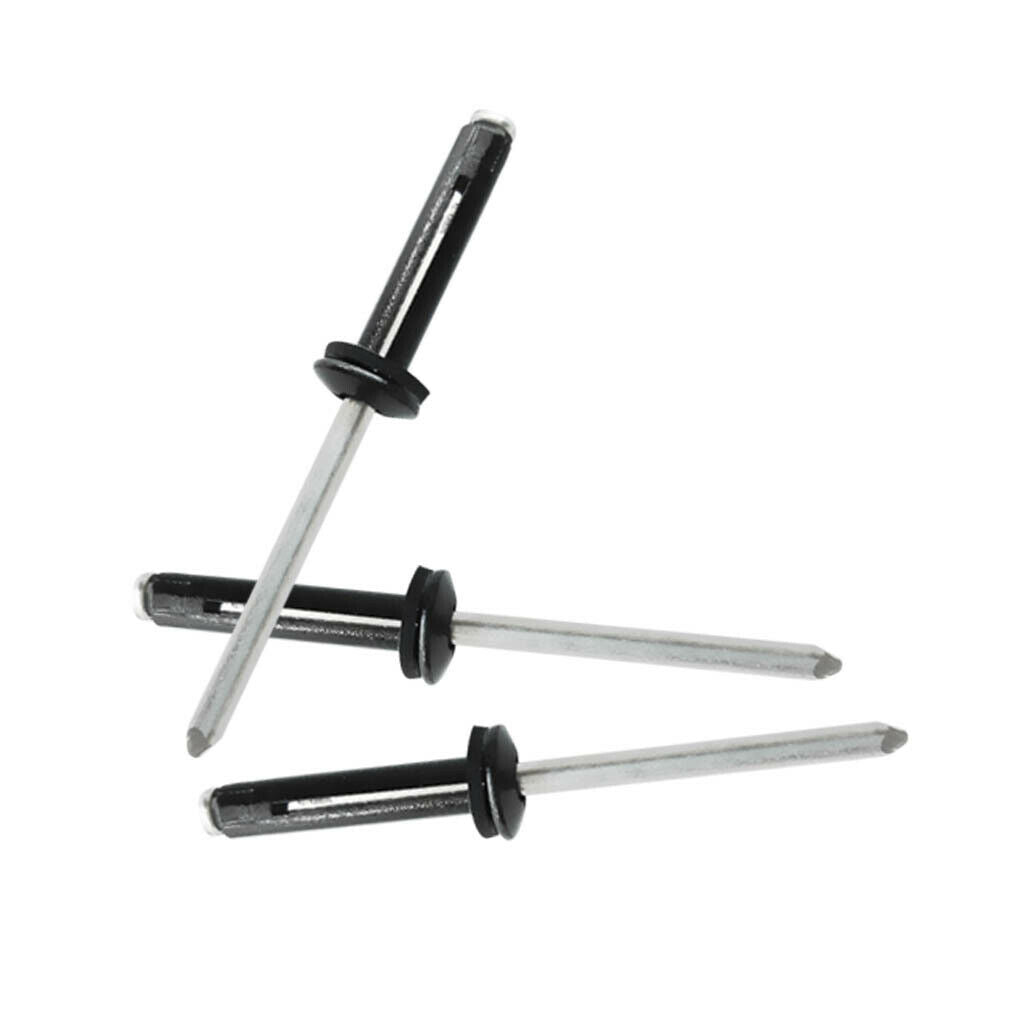 Pack 40 Kayak Canoe Tri-Grip Tri-Fold Rivet Aluminum   Rivets with O Ring