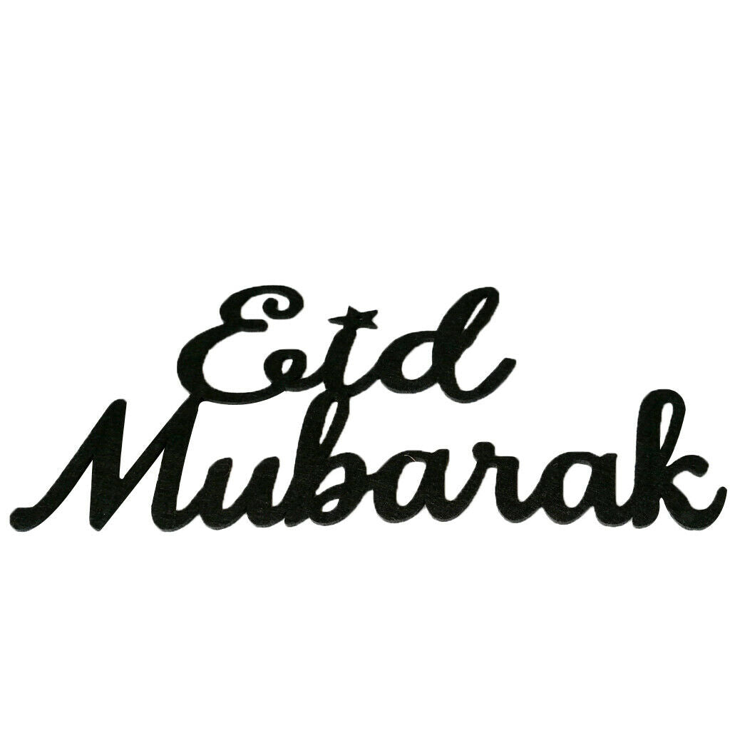 Non-woven Hanging EID MUBARAK Wall Door Decoration Islamic Eid Party Supply