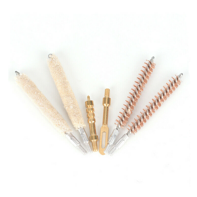 6Pcs/set 7.62mm Bore Brush Kit Brush For Thread 8-32 Gun Cleaning Tool Rod Brush