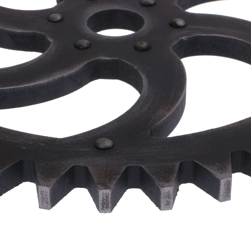 Pack 2 Retro Wooden Steampunk Gear Home Bar Craft Wall Decor