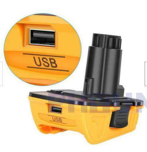 1PC Battery Convertor Adapter DCA1820 USB For Dewalt 18V/20V  Lithium Battery