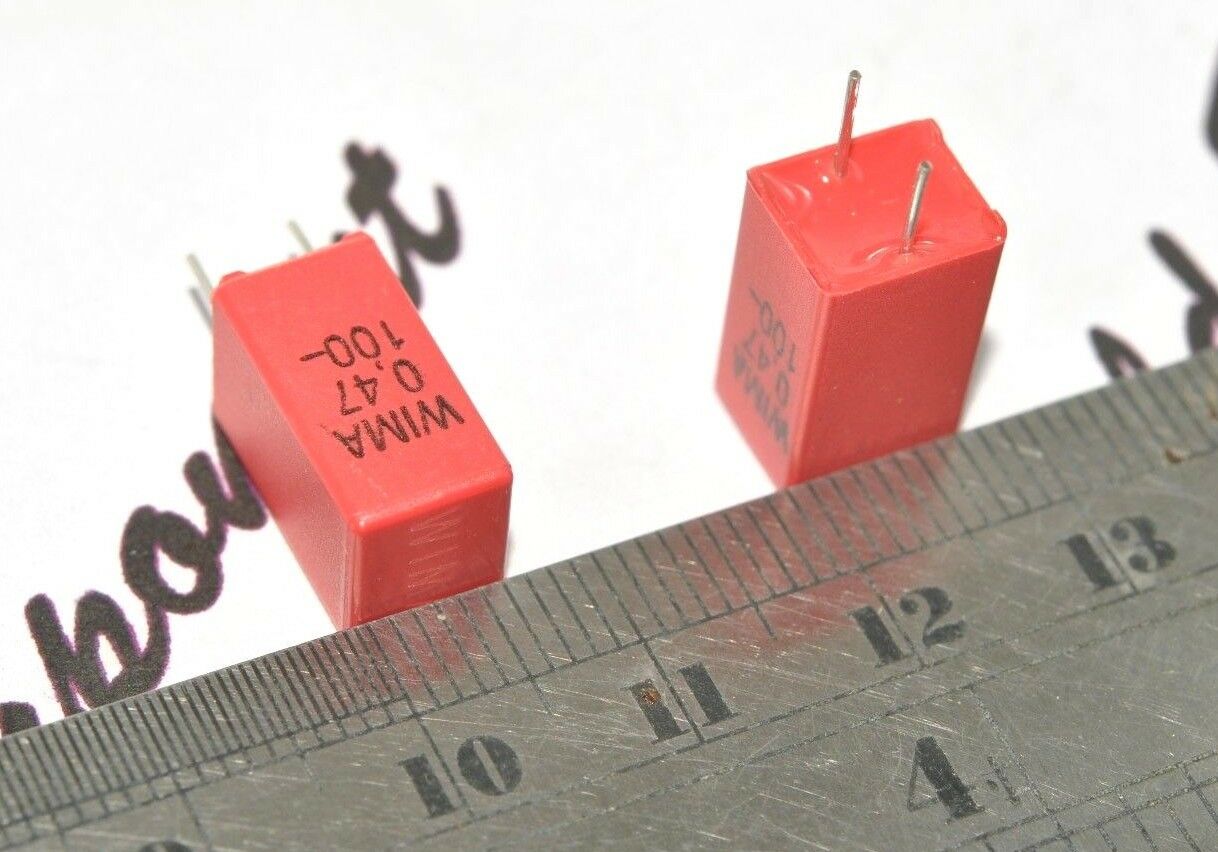 4pcs - WIMA MKP2 0.47uF (0,47µF 470nF) 100V 5% pitch:5mm Capacitor