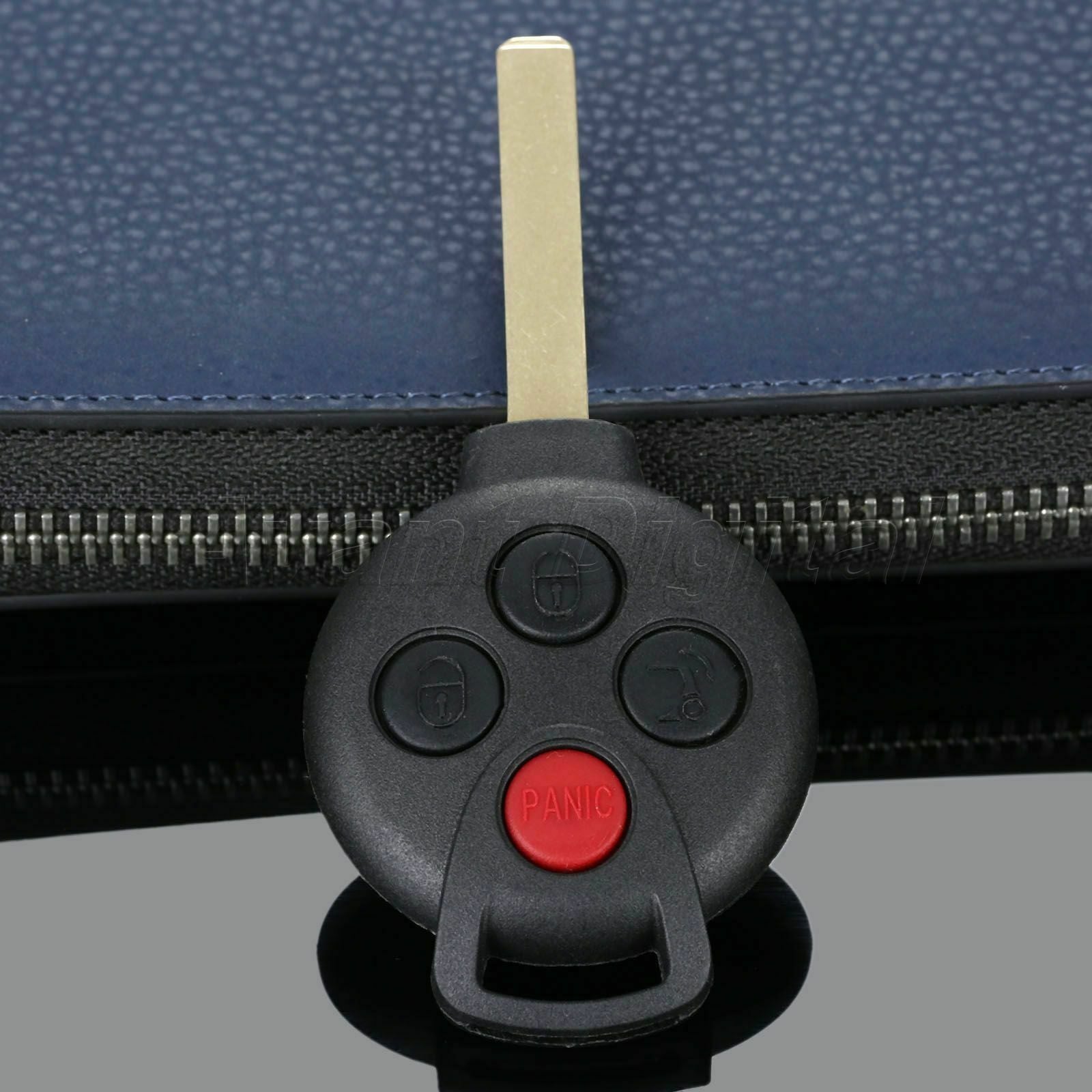 New Uncut Remote Key Fob 4Button For 2005-2015 Mercedes-Benz Smart Fortwo