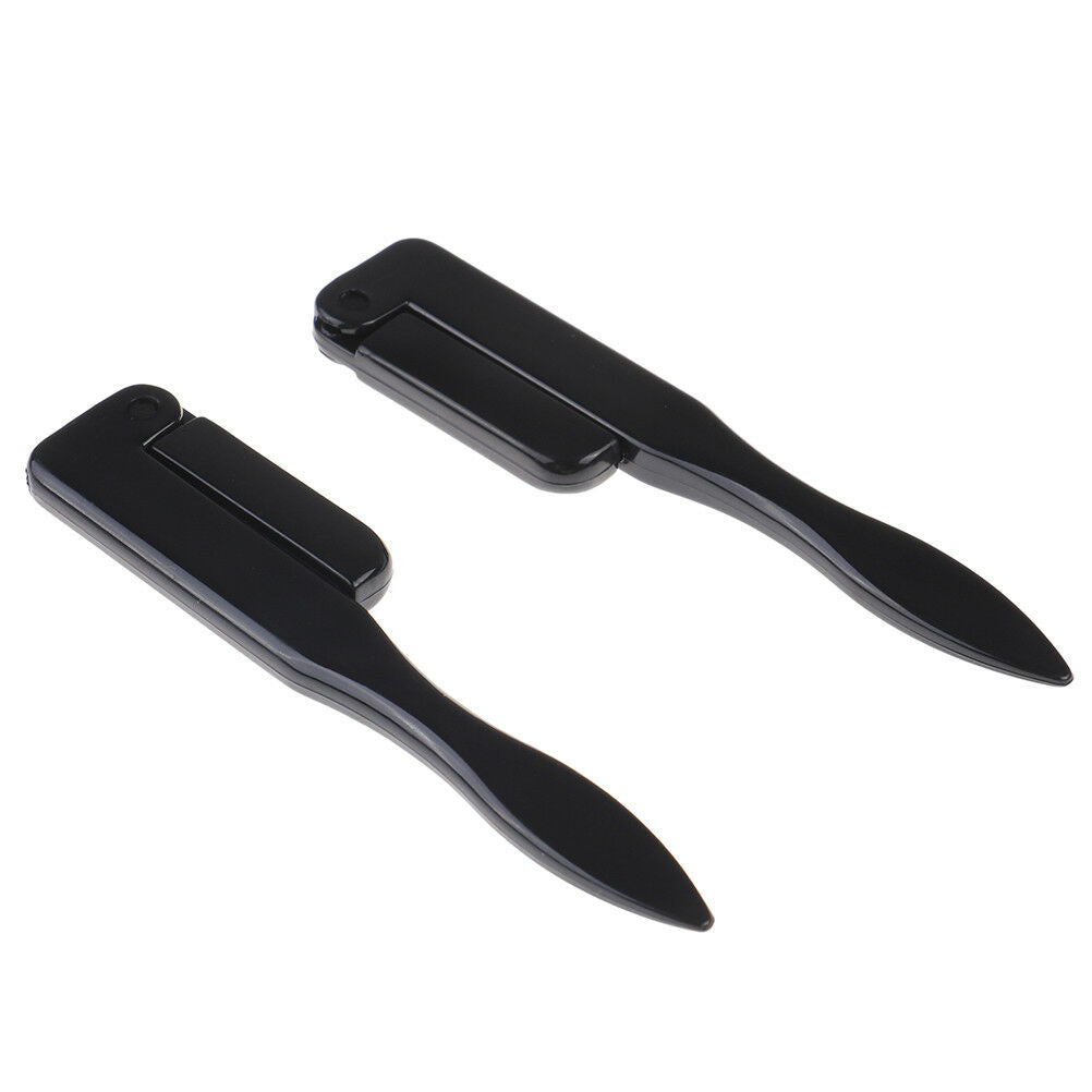 Foldable eyelash comb metal eyebrow brush tool mascara separator lash cur.l8
