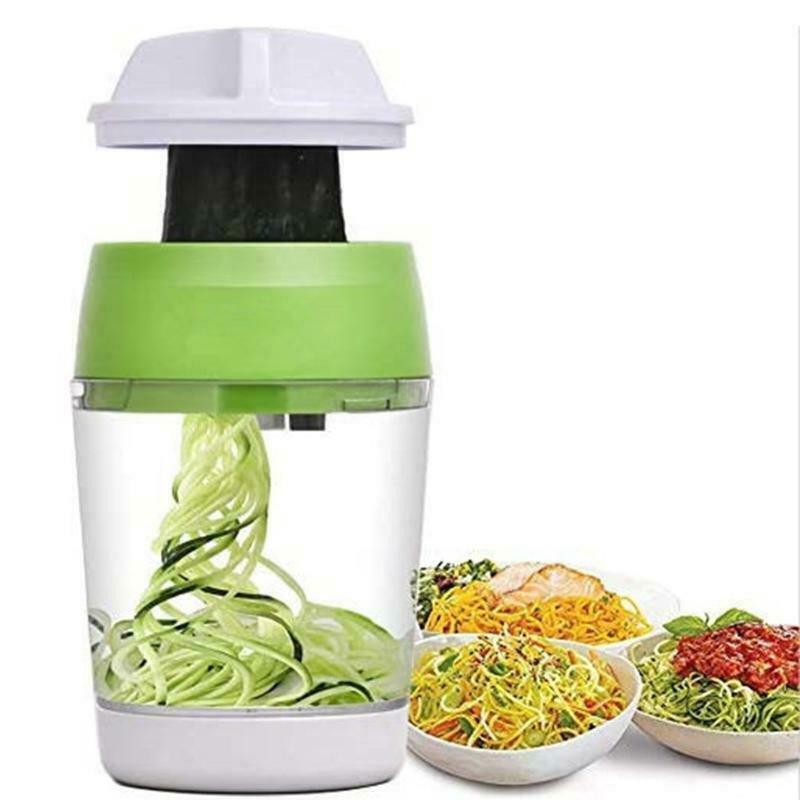 Multifunction 5 in 1 Adjustable Vegetables Spiralizer Cutter Spiral Slicer Tool