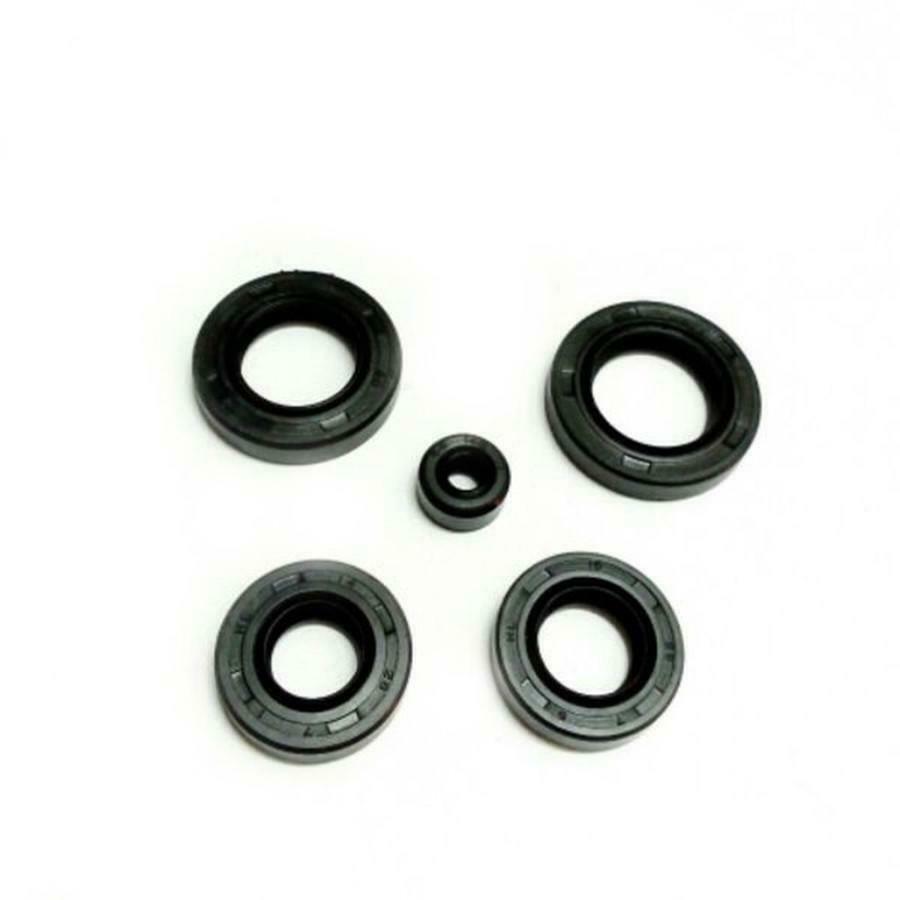 5x Motorcycle Engine Rubber Oil Seal Gear Shaft Seal Set For Suzuki GN125 GS125