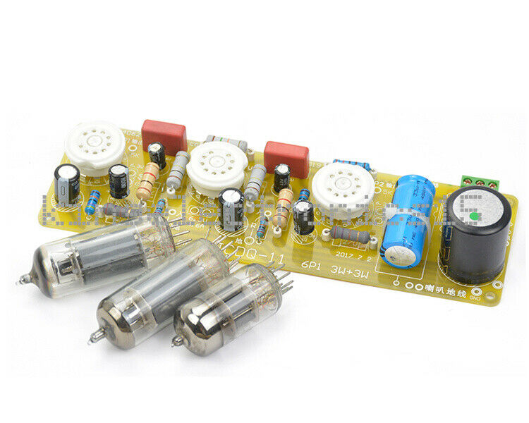 6P1 6N1 Valve Stereo Amplifier Board Vacuum Tube Amplifiers Filament AC Power K