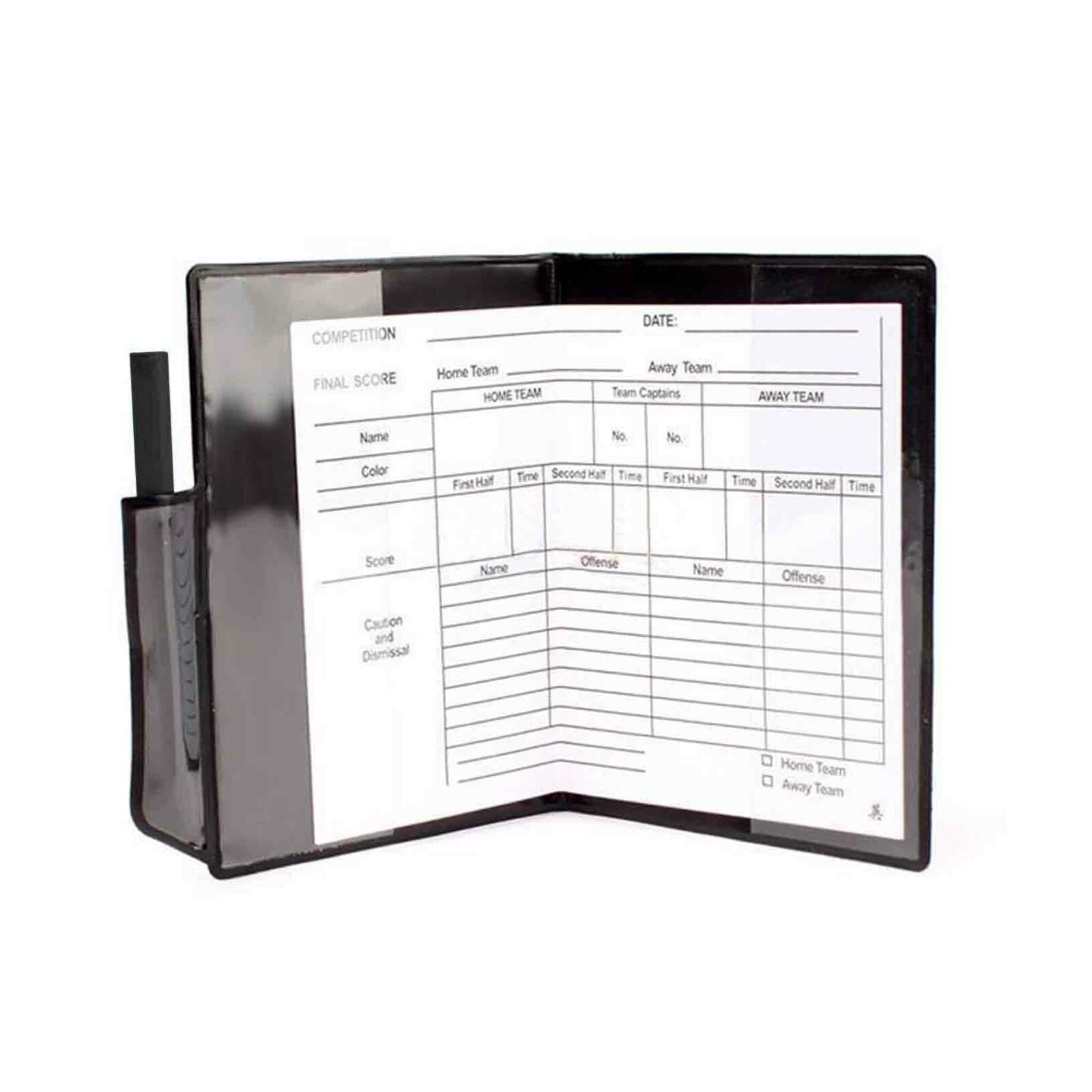 Professional Soccer Referee Wallet Football Red card Yellow Card Pencil Log Book