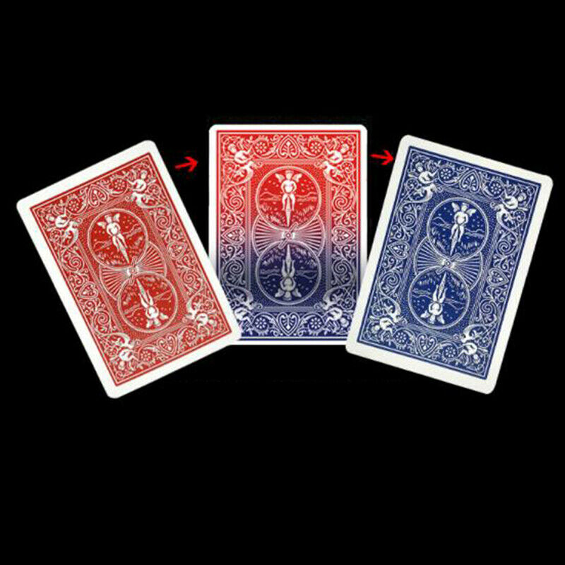 Magic Tricks Awaken Color Changing Poker Card Magic Props Close Up PropsY Tt BU