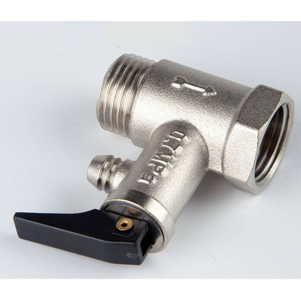 Useful 1/2inch DN15 Brass Water Heater Pressure Relief Check Safety Valve
