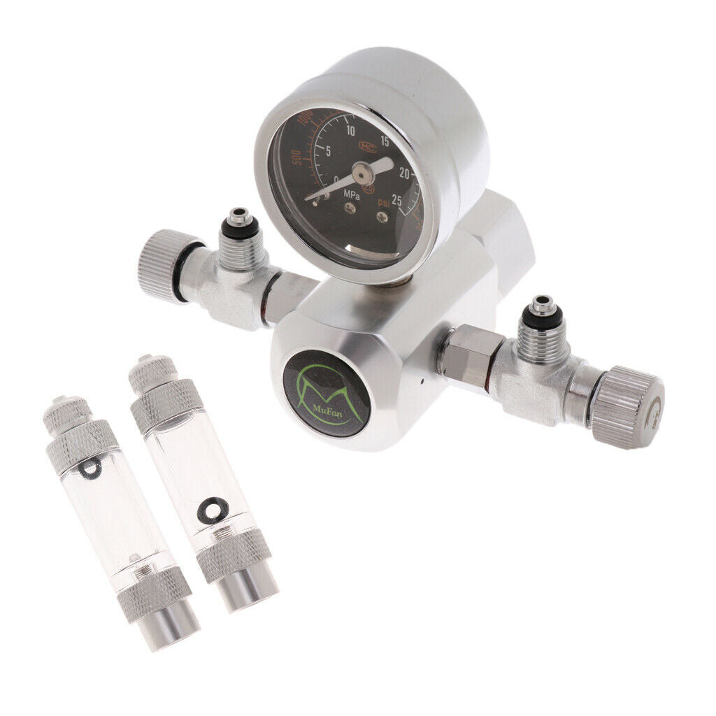 W21.8 Aquarium carbon dioxide CO2 regulator Pressure reducer Bubble counter