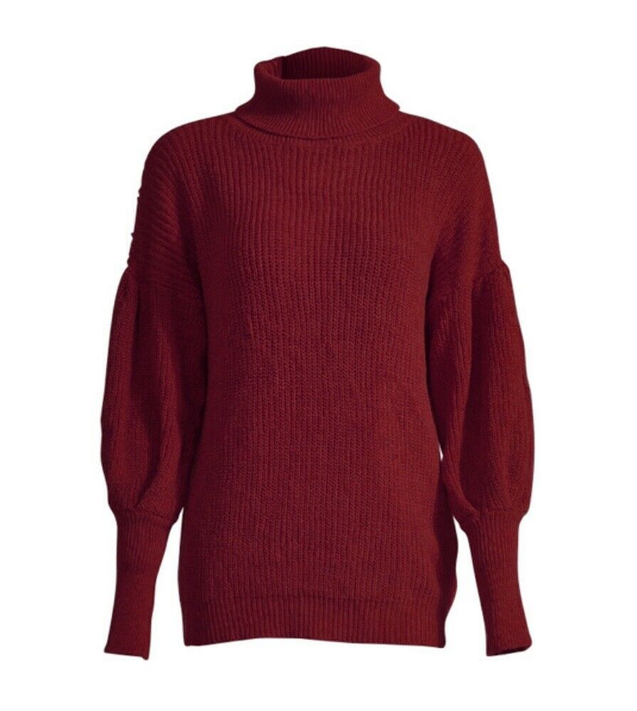 Women Casual Long Sleeve Turtleneck Knitted Sweater Jumper Cardigan Outwear Top