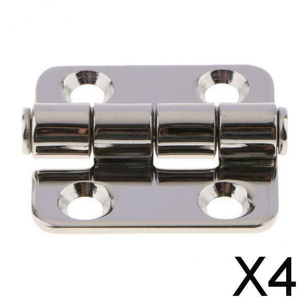 4X 304 Stainless Steel Double Ball Bearing Door Hinge for Boats Horsebox