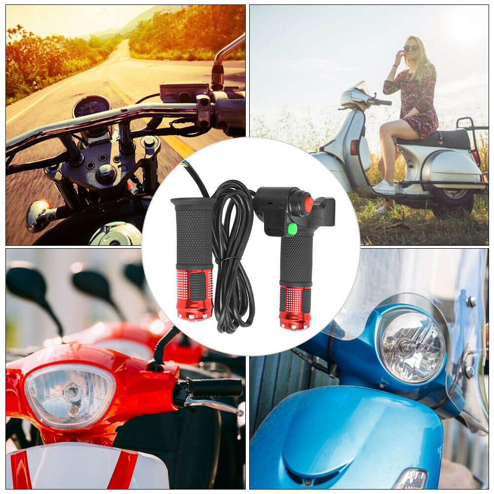 Ebike Scooter 12-99V Electric Bicycle Voltage Display Twist Throttle Handlebar