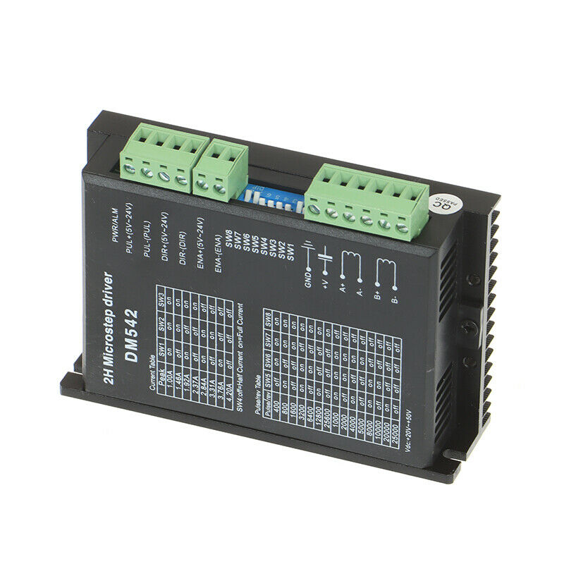 DM542 Stepper Motor Controller 2-phase Digital Stepper Motor Drive TdJ NrEIG KX