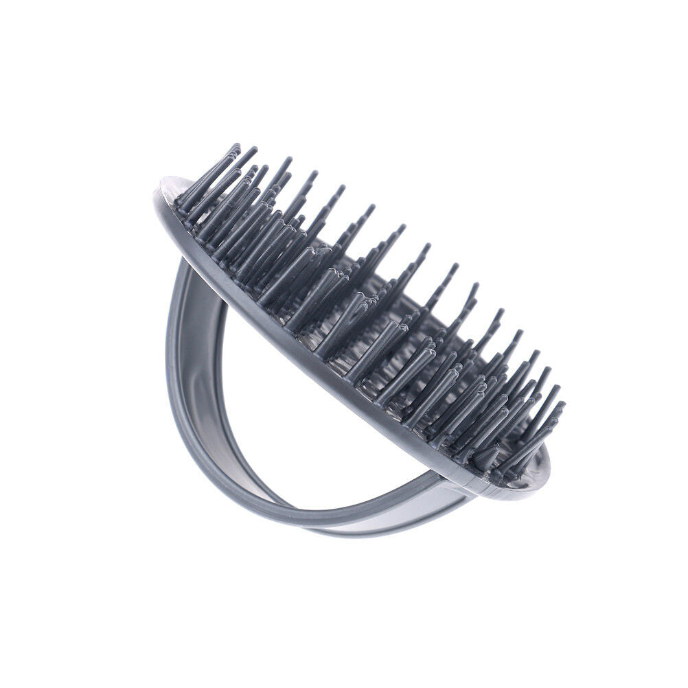 Shower Hair Shampoo Brush Comb Silicone Massage Scalp Anti-Skid Hairbrush.l8