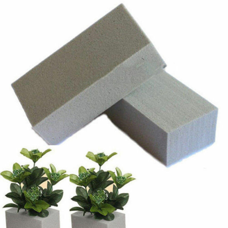 Grey Floral Foam Brick Block Dry Flower Wedding Florist Holder Room Decor
