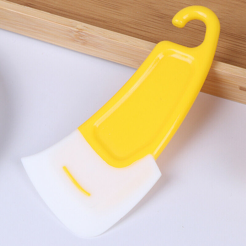 Pan Cleaning Scraper Silicone Kitchen Spatula Cake Baking Pastry Tool Dis.l8