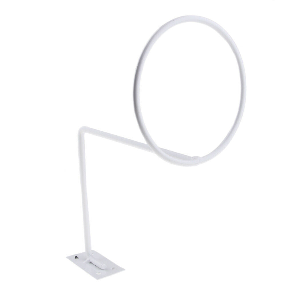 Wall Mounted Motorcycle Motorbike Helmet Hat Holder Wig Display Stand Rack
