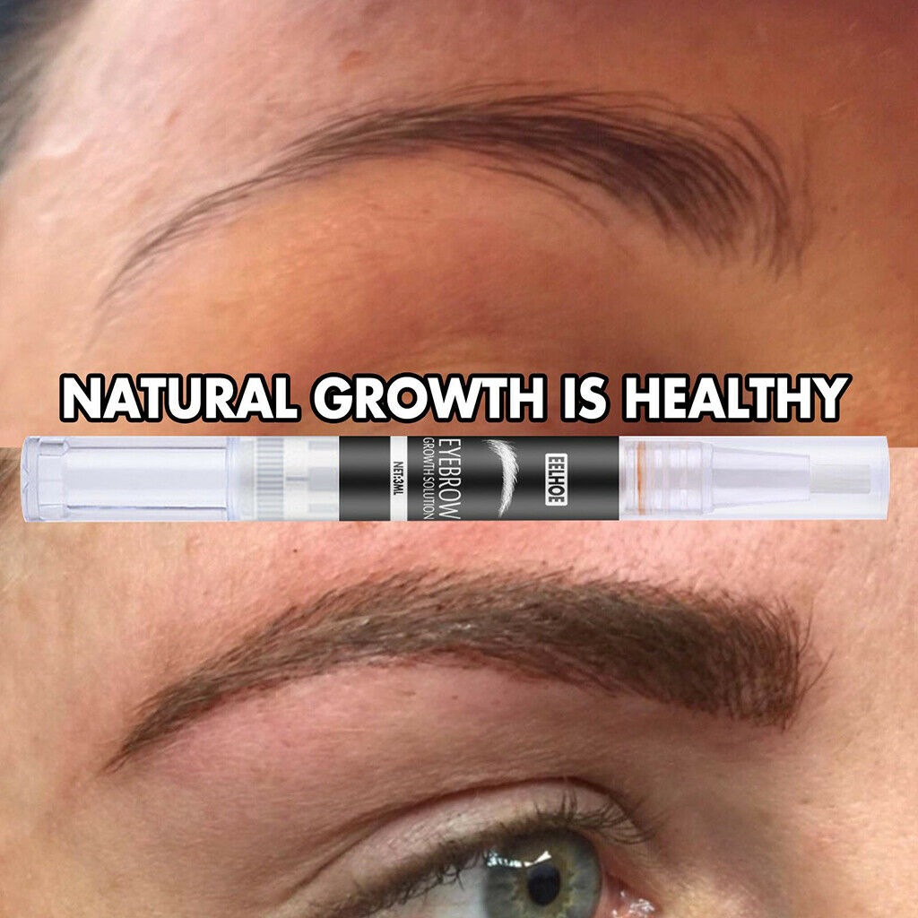 Eyebrow Growth Serum Enhancer Liquid Gel Renewal Thicker Longer Regrowth 3ml