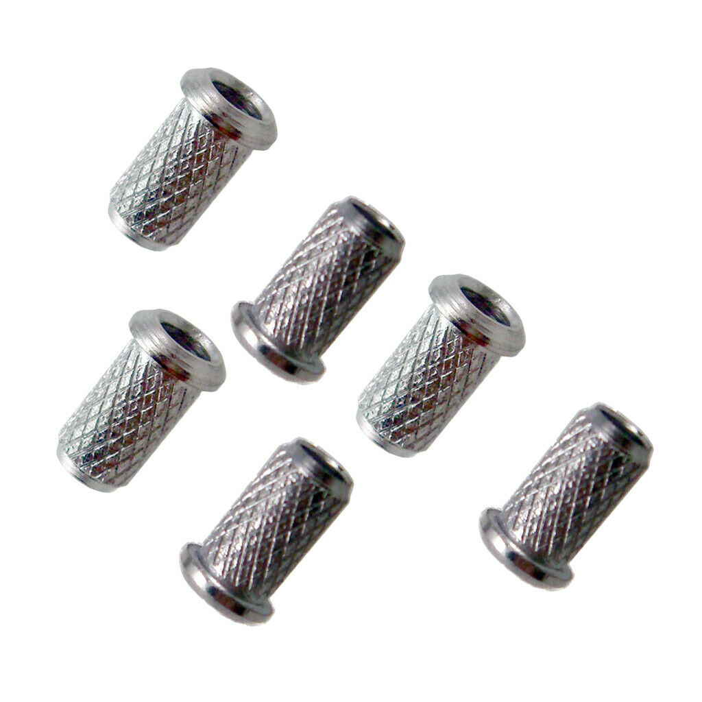 6pcs String Thru Body Ferrules Bushing Set for Electric Guitar Parts