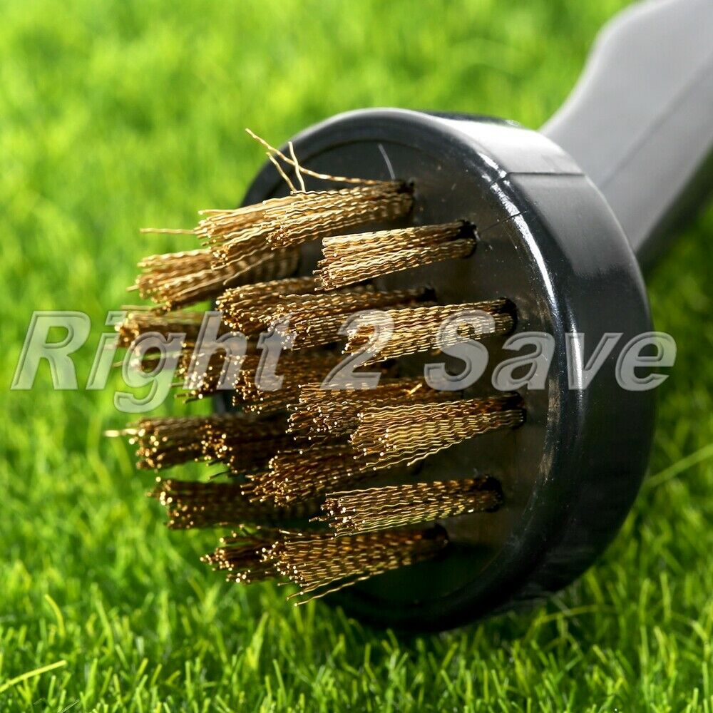 1 Pair Golf Club Brushes Cleaning Iron Wood Washer Bristle Cleaner Round Head