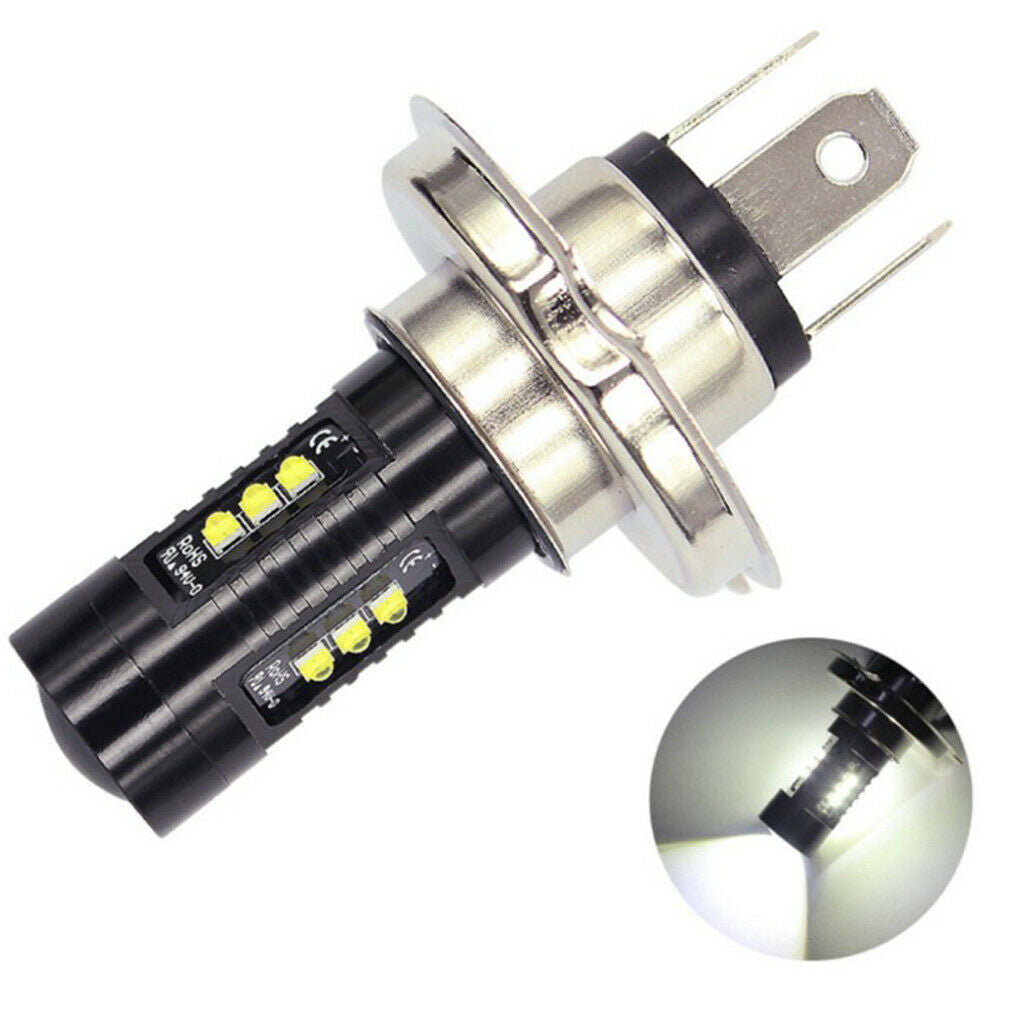 Mini Super Bright DC9-30V 3Side Vehicle Front Foglight DRL Headlight H4 New