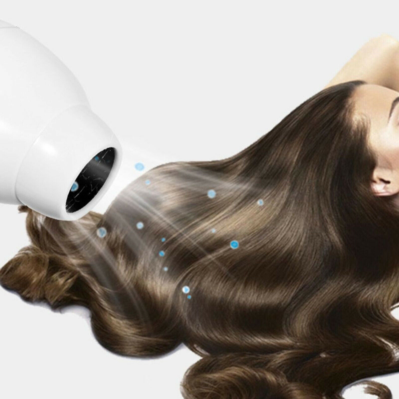 1000W Hair Dryer Blow Dryer Household High-Power Compact Quiet AU Plug White