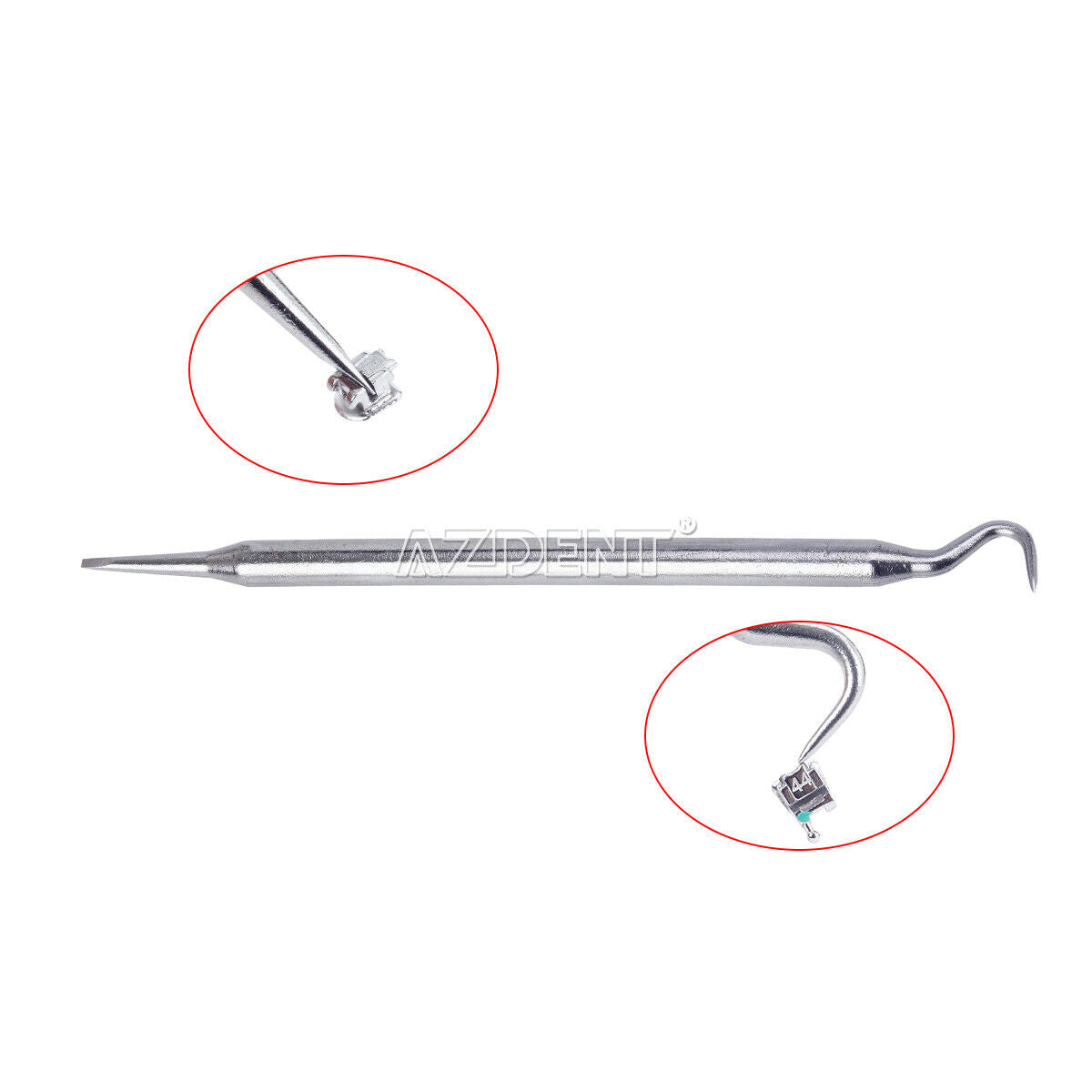 10 Boxes Dental Orthodontic Self-Ligating Brackets Braces Mini Roth 0.022 Hook 3