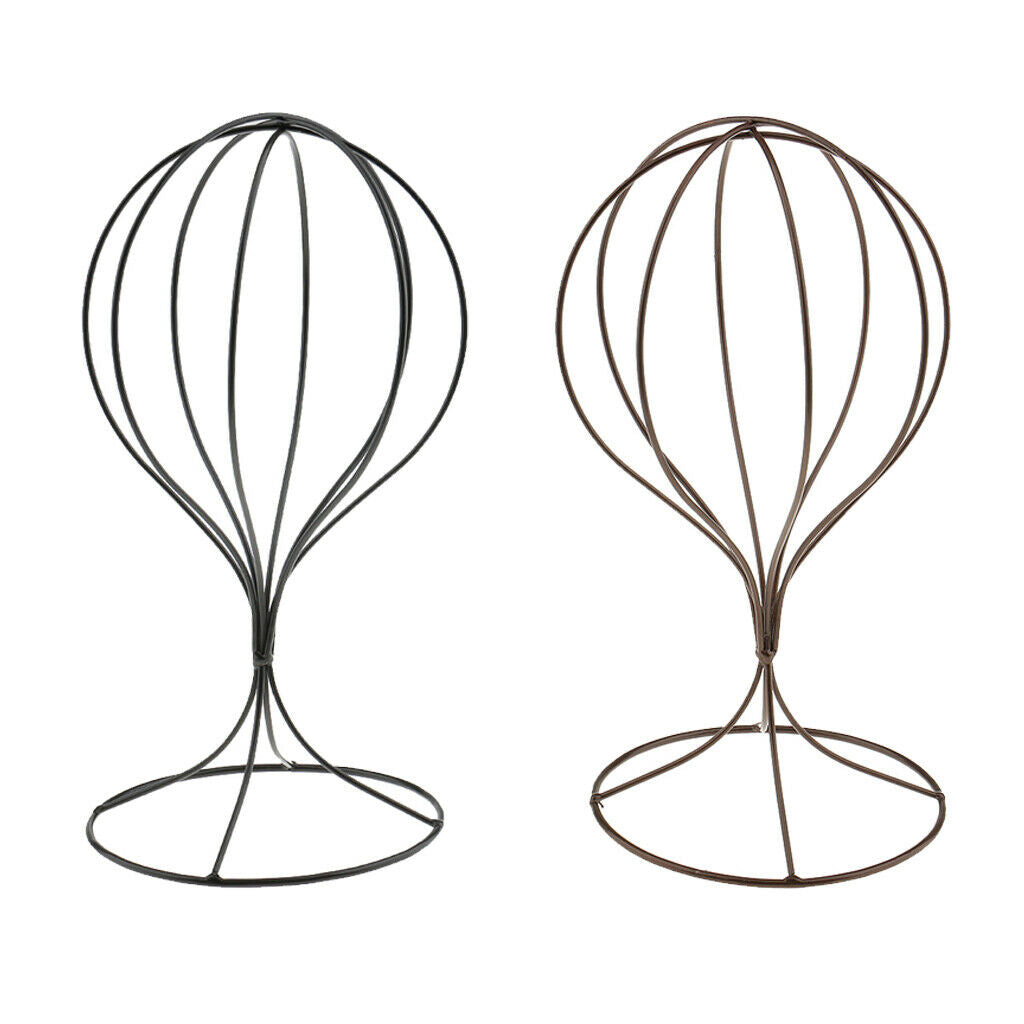 2 lot 20'' Balloon Style Wig Hat Helmet Bonnet Toupee Holder Display Stand
