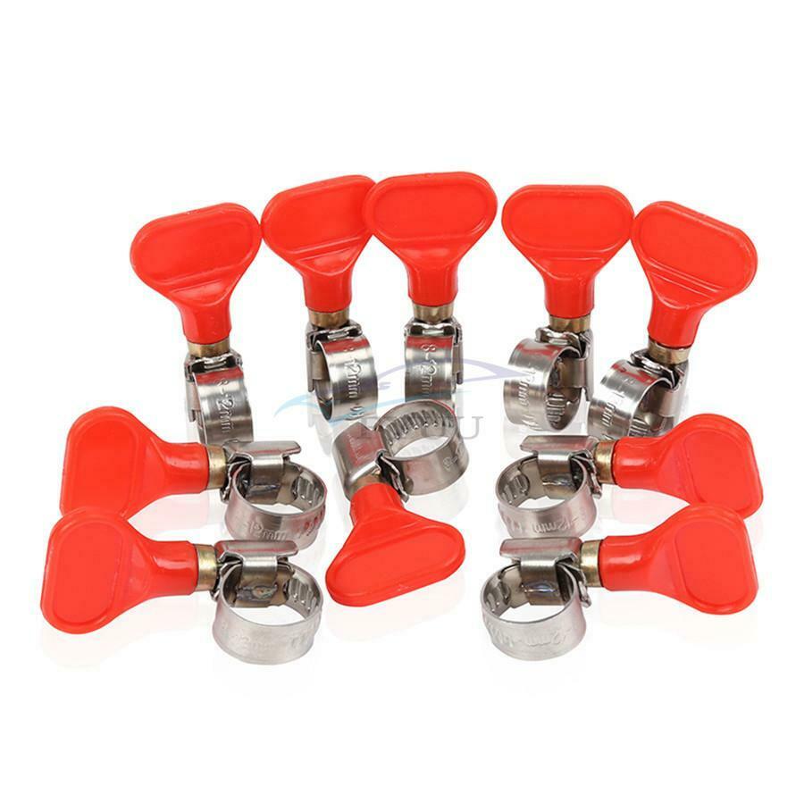 10-16mm OD Tubing Anti-corrosion Hose Clamp Fasteners For Industrial Electronic