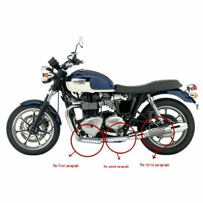 Stainless Steel Exhaust Pipe Heatproof Shield Partition For Motorcycle Motorbike