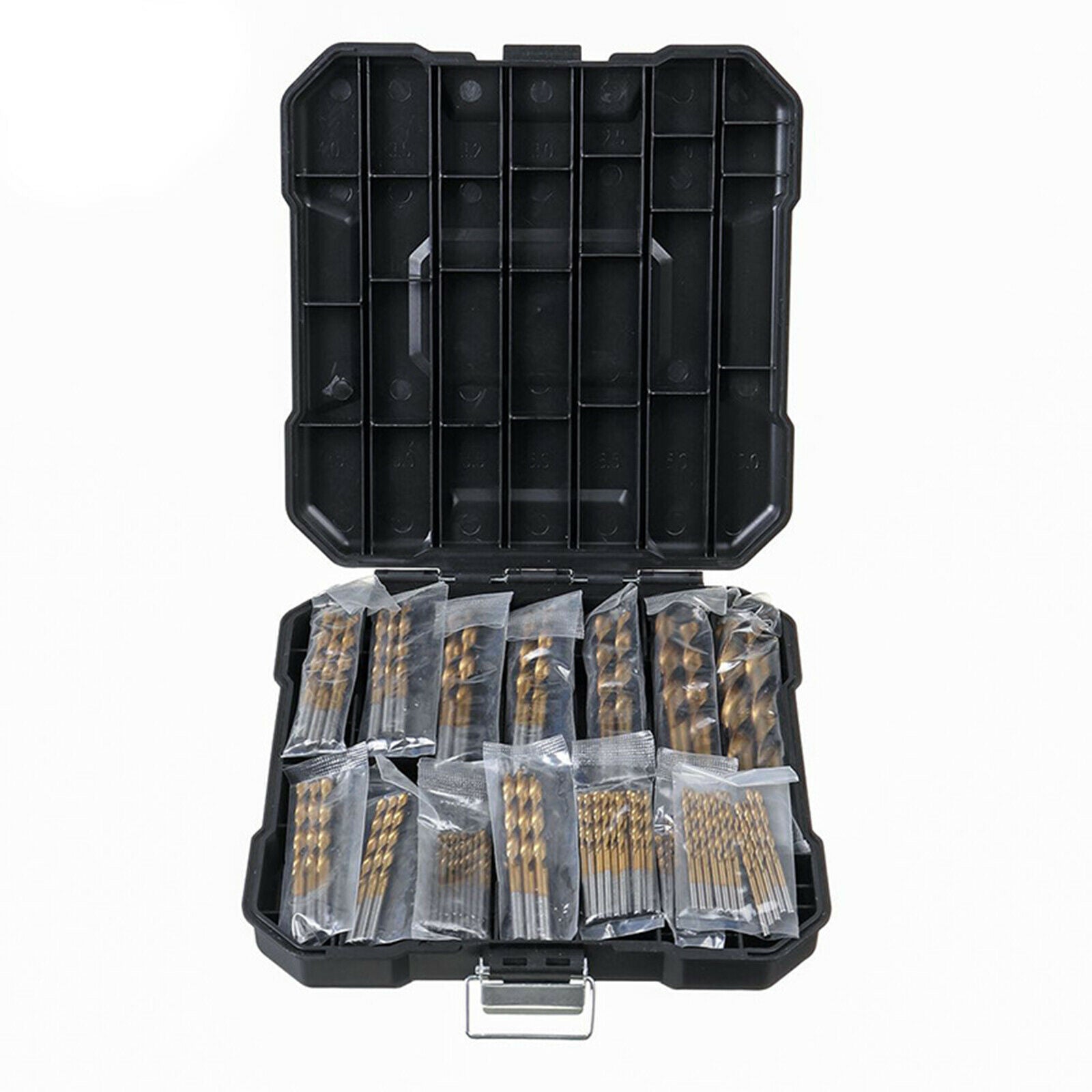 99pieces 1.5-10mm Twist Drill High Speed Steel Drill Bits Set Accessory