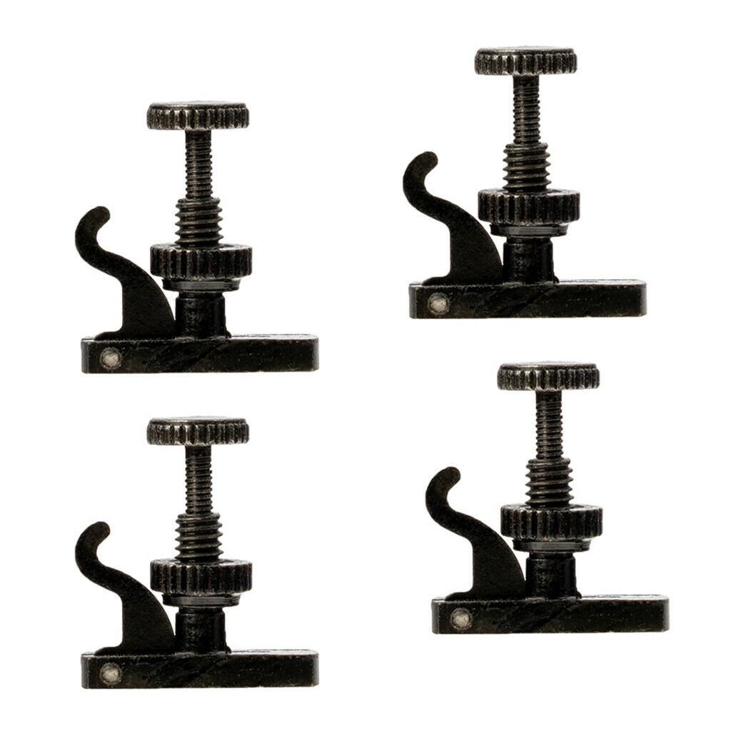 4 Piece Tuners for 4 / 4-3 / 4 Violin, Nickel Alloy String Adjuster