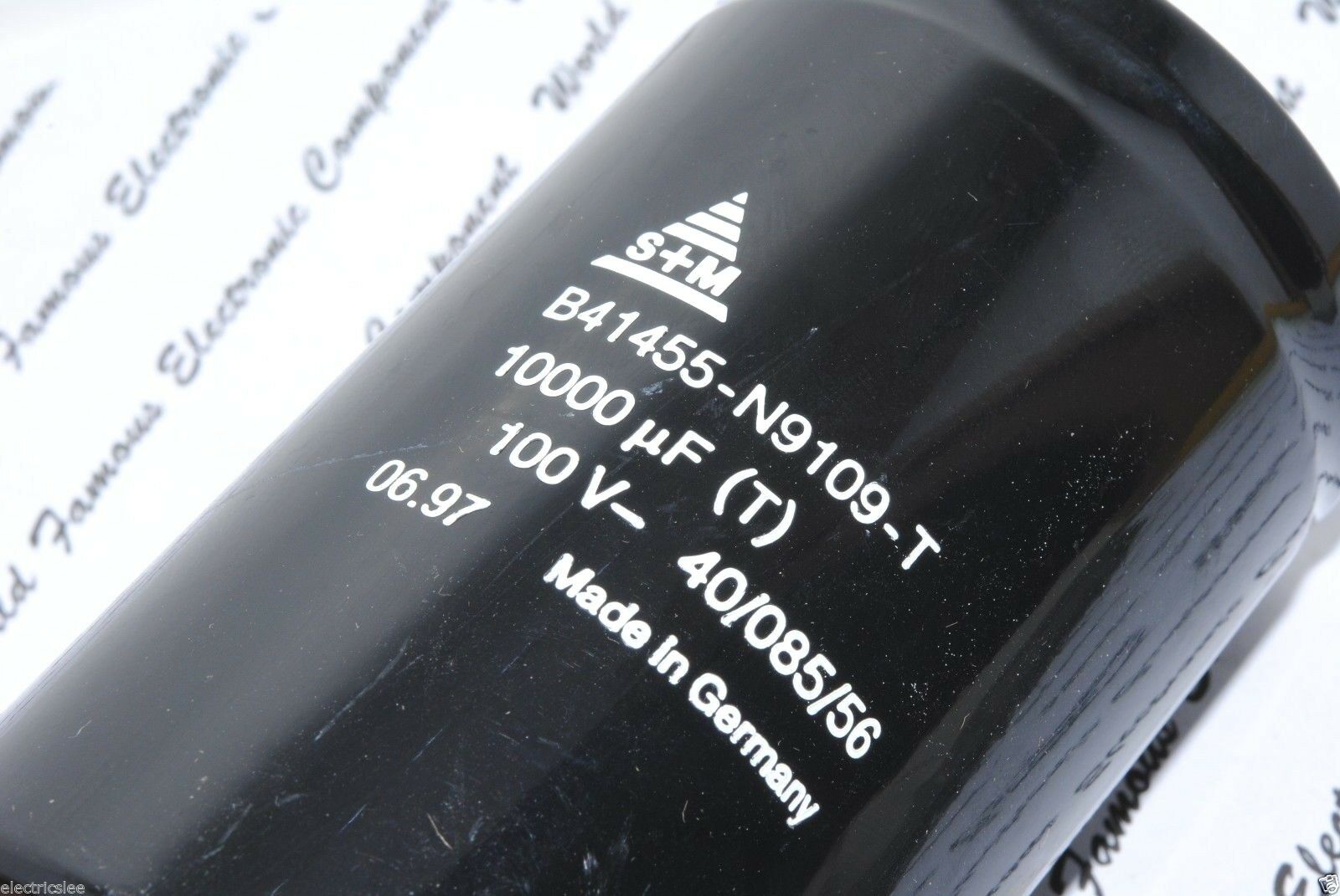 1pcs - SIEMENS 10000uF (10000µF) 100V Screw Terminal Capacitor B41455-N9109-T