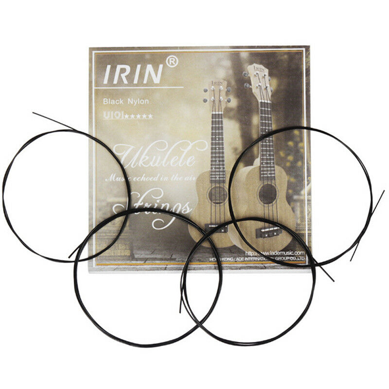 4pcs U101 ukulele strings nylon ukulele replacement strings nylon black stri XC