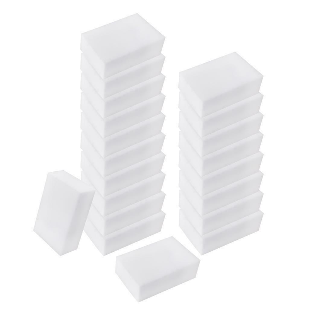 20 Pieces Nano Sponge Multipurpose Clean Leather Glass Ceramic Cleaner Kit