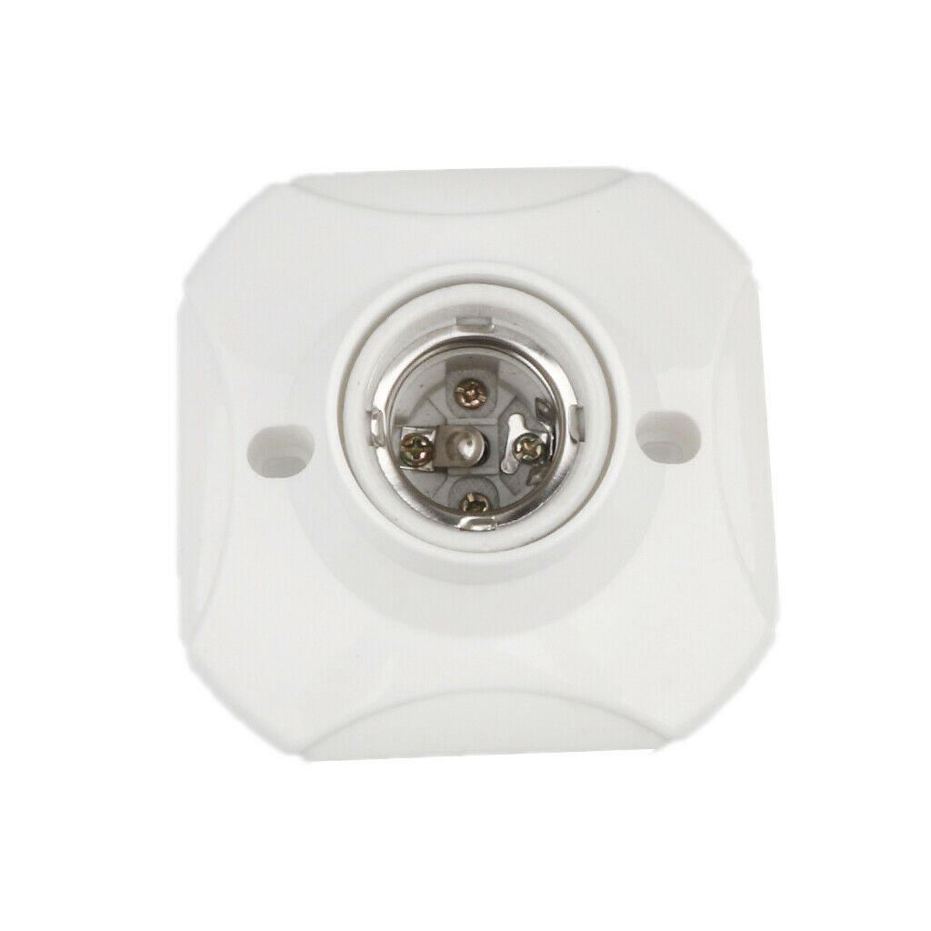 Screw Ceramic Bulb Holder E27 Porcelain Heat Lamp Socket AC 220V-250V, Size