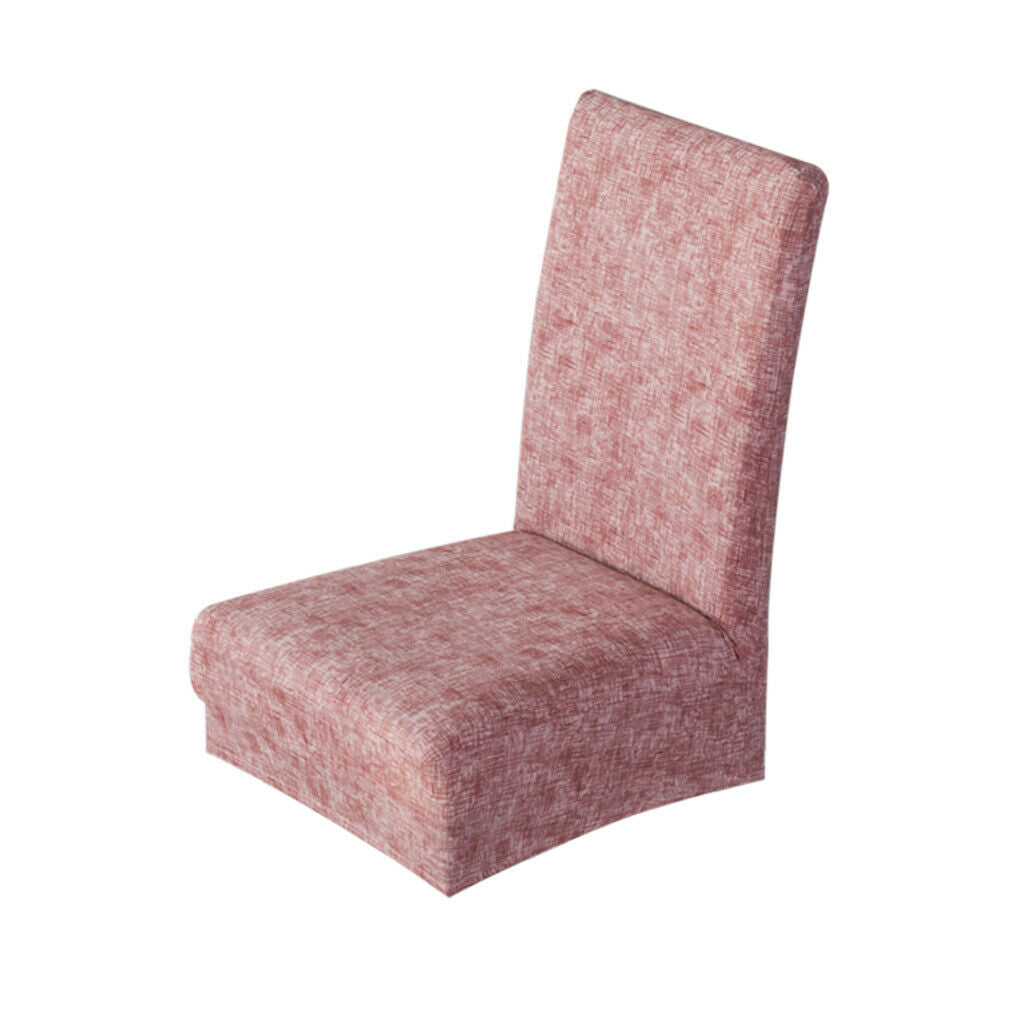 3Pieces Comfy Solid Chair Covers Elastic Slipcovers for Wedding Kitchen Dining