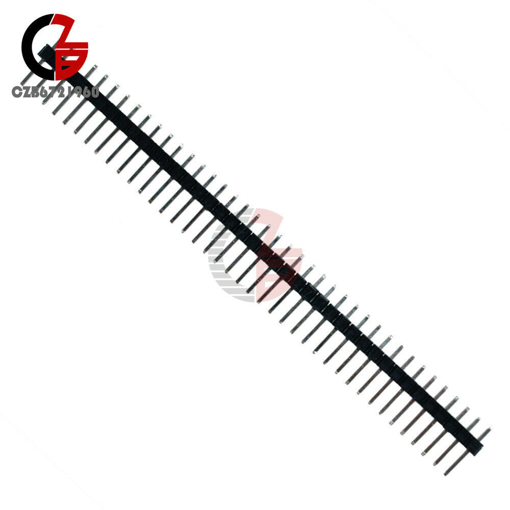 100PC 40Pin 2.54mm Single Row Straight Male Pin Header Strip PBC Fit For Ardunio