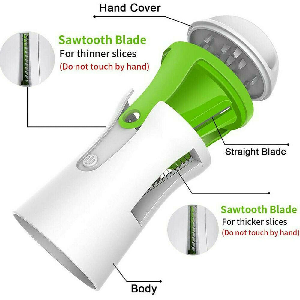 Cutter Spiral Pasta Spiralizer Zucchini Spaghetti Maker Vegetable Noodle Slic