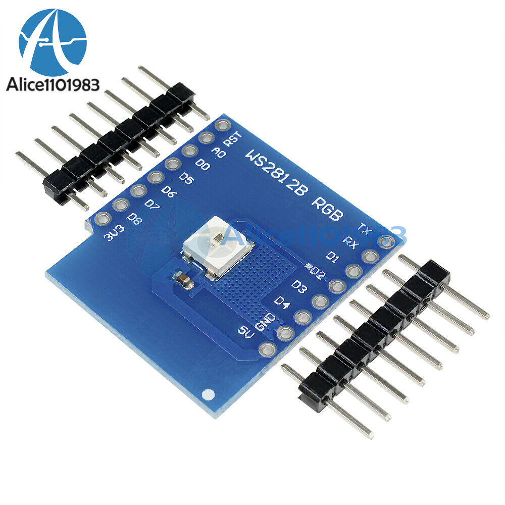 WS2812B RGB Shield for WeMos D1 Mini ESP8266 Shield Module Board