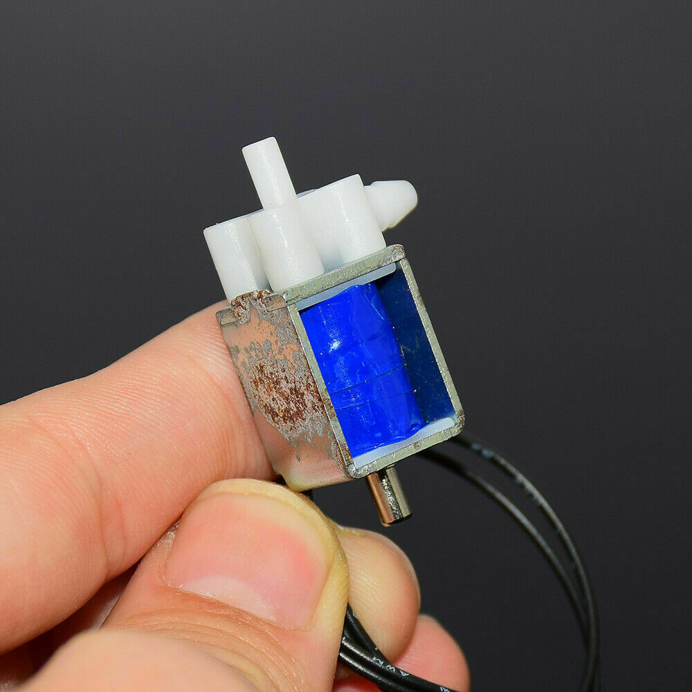 Mini Micro 2-Position 3-Way Electric Solenoid Valve For Gas Air Pump DC 5V 6V L