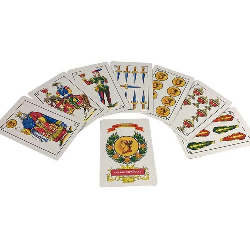 50 Cards Deck Spanish Playing Cards Family Party Board Game Magic Poker Cards